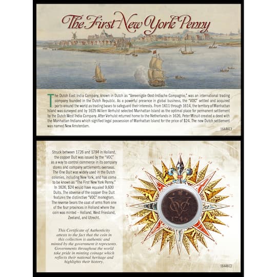 The First New York Penny Coin